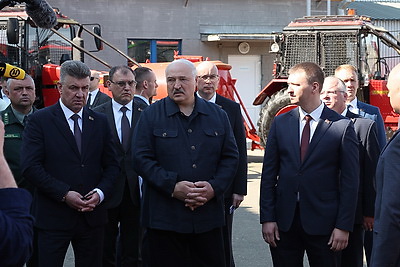 Лукашенко во время рабочей поездки в Витебскую область посетил Оршанский лесхоз