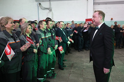 \"Одно дело делаем\": встречи предприятий-партнеров проходят на \"Марафоне единства\" в Лиде