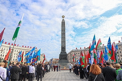 Фестиваль профессий. В центре Минска состоялось шествие студентов и учащихся