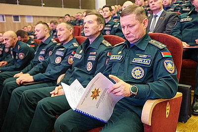 Республиканское офицерское собрание спасателей состоялось в УГЗ
