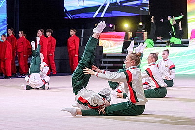 В столичном Дворце спорта проходит праздничное мероприятие к 100-летию спортивной отрасли