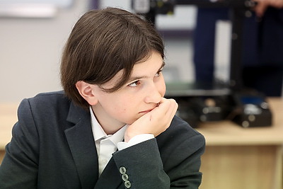 После реконструкции открылась одна из старейших школ Минска на ул.Красноармейской