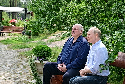 Встреча Лукашенко и Путина проходит на Валааме