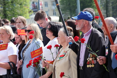 Церемония возложения цветов к памятнику Ленина состоялась в Могилеве
