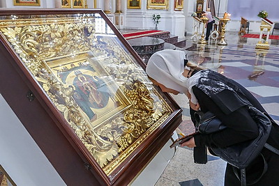 В Свято-Успенском кафедральном соборе Витебска прошел молебен, посвященный началу учебного года