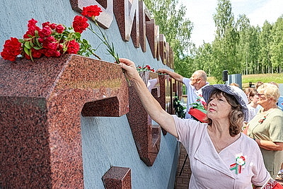 Совместный белорусско-российский \"Марш Победы\" прибыл в Дубровенский район