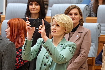 \"Красота и строгость, тепло и уют\". Масштаб и интерьеры Дворца Независимости впечатлили новых гостей