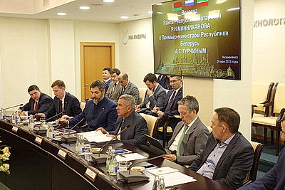Премьер-министр Беларуси встретился с главой Татарстана
