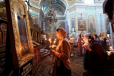 В Гродно христиане отметили Великий четверг перед Пасхой