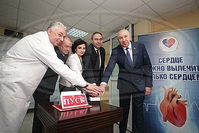 Караник на открытии ангиографического комплекса в Гродно: это поднимет кардиопомощь в регионе на новый уровень