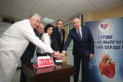 Караник на открытии ангиографического комплекса в Гродно: это поднимет кардиопомощь в регионе на новый уровень