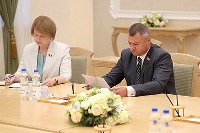 Встречу с председателями областных Советов депутатов и руководством Белкоопсоюза провели в Совете Республики