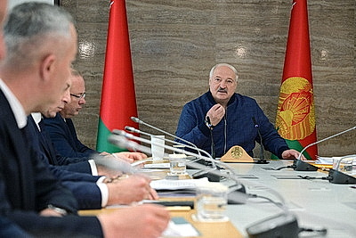 Лукашенко посетил горно-обогатительный комплекс в Любанском районе