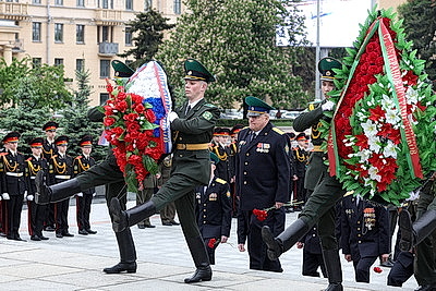 Жизнь - за защиту границы. В Минске почтили память пограничников, погибших в годы ВОВ