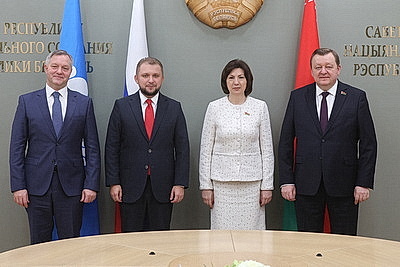 Кочанова встретилась с молодежными парламентскими делегациями стран СНГ