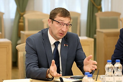 Встречу с председателями областных Советов депутатов и руководством Белкоопсоюза провели в Совете Республики