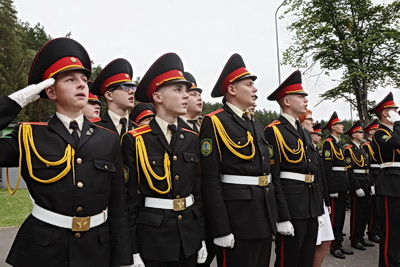 В Минском городском кадетском училище начался учебный год