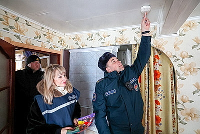 Спасатели провели профилактический рейд в Могилевском районе