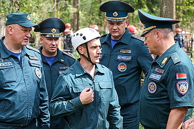 Ликвидация последствий стихии. Ход восстановительных работ в Могилеве