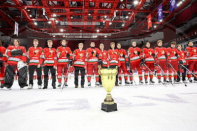 Юниорская сборная Беларуси по хоккею выиграла турнир в формате 3х3 в Минске