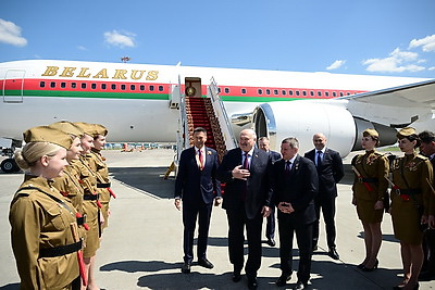 Лукашенко прибыл в Волгоград