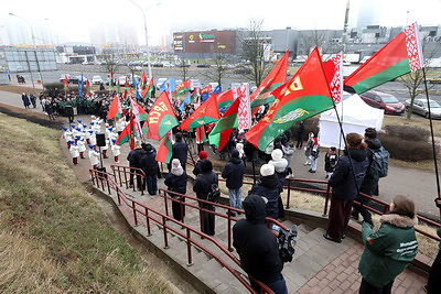 В Минске открыли мурал \"Будущее Беларуси в твоих руках\"