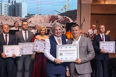 Победителей и лауреатов республиканского конкурса \"Строительный олимп 2025\" наградили в Минске