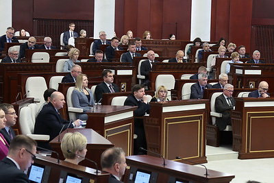 В Минске состоялось совместное заседание Палаты представителей и Совета Республики