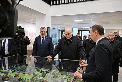 Лукашенко ознакомился с комплексным развитием территории Березинского биосферного заповедника