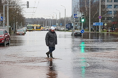 В Минске строительной организацией поврежден трубопровод