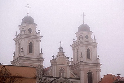 Туманное утро в Минске