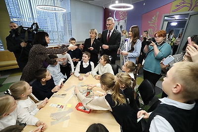 Детский читальный зал открыли в Национальной библиотеке