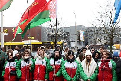 В Минске открыли мурал \"Будущее Беларуси в твоих руках\"