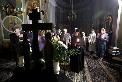 В Гродно христиане отметили Великий четверг перед Пасхой