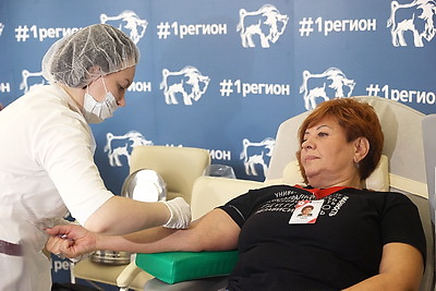 В Беларуси проходит акция ко Всемирному дню донора крови