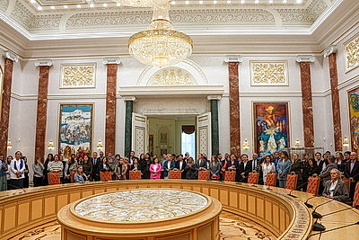 Сотрудники \"Белоруснефть-Минскавтозаправка\" посетили с экскурсией Дворец Независимости