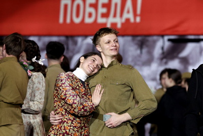 Генеральная репетиция военного парада прошла у стелы \"Минск - город-герой\"