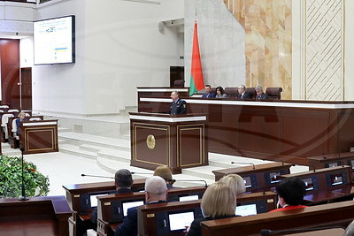 В Минске состоялось совместное заседание Палаты представителей и Совета Республики