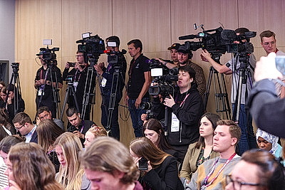 Пресс-конференции и брифинги для конкурсантов состоялись на \"Интервидении\"