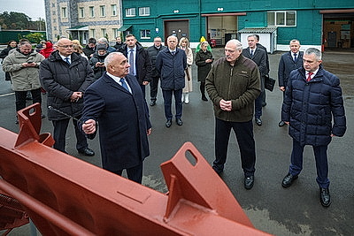 Лукашенко посетил Житковичи