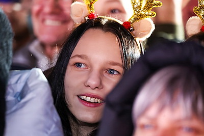 Главную елку региона зажгли в Могилеве