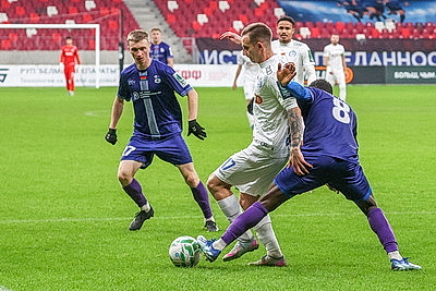 Футболисты минского \"Динамо\" победили в матче чемпионата Беларуси