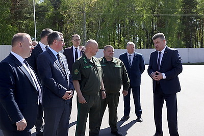 Линию лесопиления мелкотоварной древесины запустили в Ганцевичском лесхозе