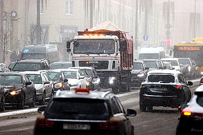 Снегопад в Минске