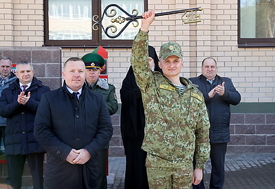 Новый комплекс погранзаставы \"Семеновка\" открыли в Гомельском районе