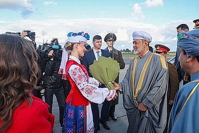 Султан Омана прибыл с официальным визитом в Беларусь