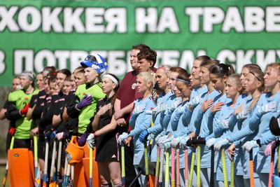\"Виктория\" обыграла \"Ритм\" в женском чемпионате Беларуси по хоккею на траве