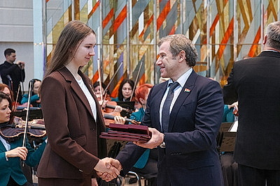 В Минске чествовали учащихся и студентов - победителей международных олимпиад