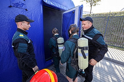В жилом районе Минска \"Северный берег\" открыли новую пожарную часть
