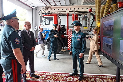 Помощь всегда рядом. В Червене открыли модернизированную пожарную часть